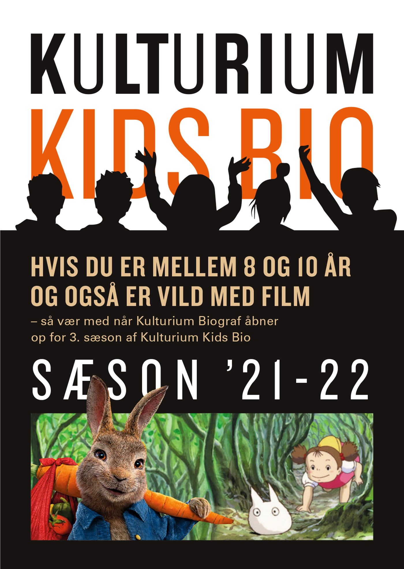 Du kan hente programmet for Kids Bio i Kulturium Biograf